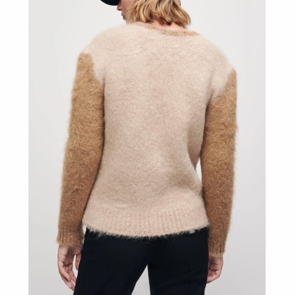 Maje Brushed Mohair Cardigan size 3/ US L - Picture 3 of 8